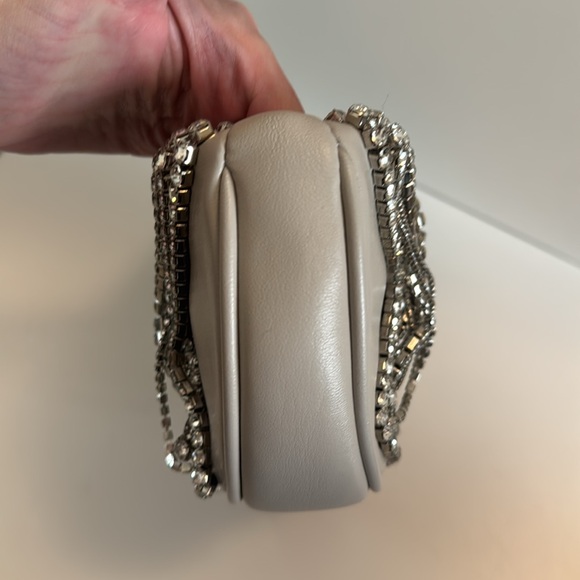 NWT CULT GAIA LAEL CLUTCH IN LIGHT GRAY + CRYSTALS🪩 - Picture 8 of 13